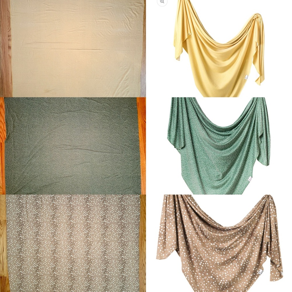 Copper Pearl Swaddle Blankets